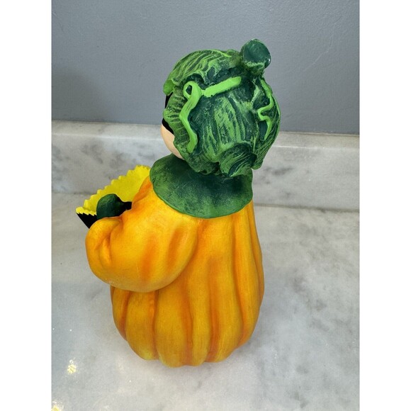 Pumpkin Costume Trick or Treater 11" Halloween HTF Department 56 - Picture 10 of 10